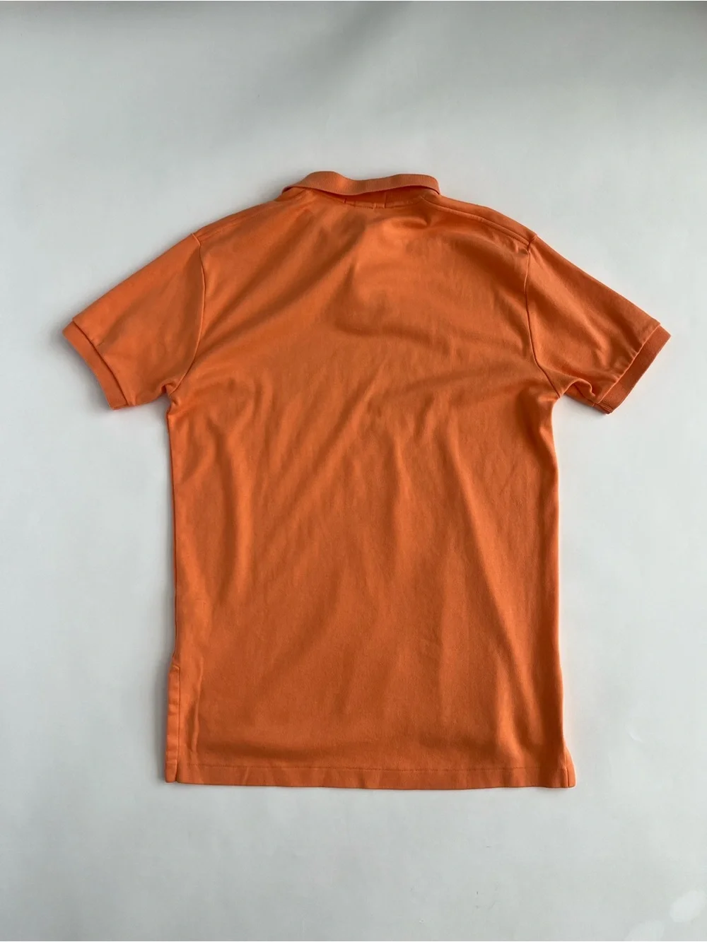 Polo Ralph Lauren Men’s Orange Jersey Polo with Embroidered Pony